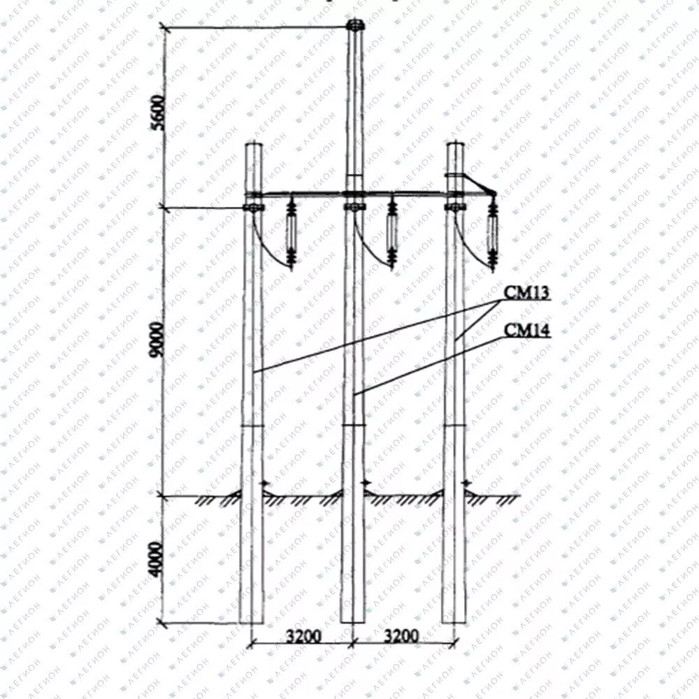 Многогранная опора АМ110-1