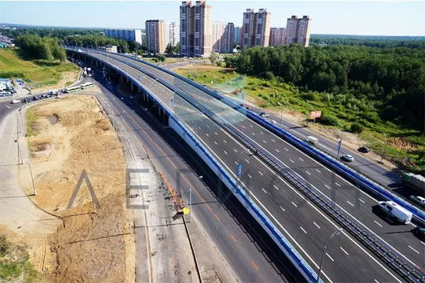 Рамные опоры дорожных знаков РМГ и РМП установлены на Дмитровском шоссе.